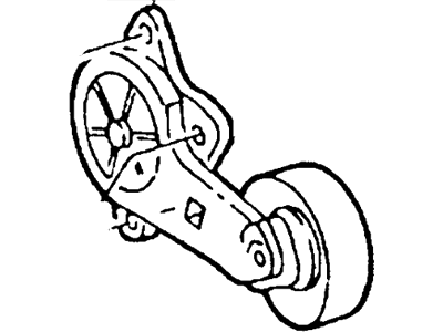 XR3Z-6B209-AB Ford Tensioner Illustration 1 of 1