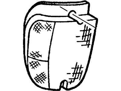 Ford 4C2Z-13200-AA Parking Light - Without Bulb, Passenger Side 4C2Z-13200-AA Ford Parking Light - Without Bulb, Passenger Side Illustration 1 of 1