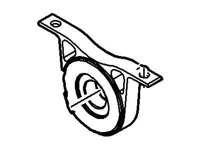 Ford BC3Z-4800-D Center Bearing BC3Z-4800-D Ford Center Bearing Illustration 1 of 1