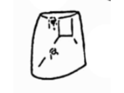 Ford E9TZ-15A201-B Side Marker Lamp, Passenger Side E9TZ-15A201-B Ford Side Marker Lamp, Passenger Side Illustration 1 of 1
