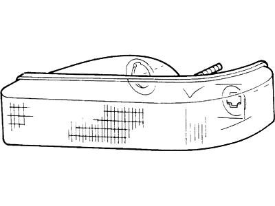 Ford F2TZ-13201-A Parking Light - With Bulb