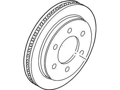 Ford 4U2Z-1V125-DB Rotor Assy