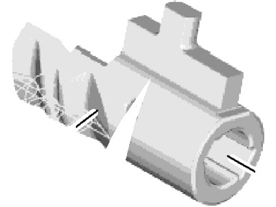 Ford 98WZ-7C031-A Pin 98WZ-7C031-A Ford Pin Illustration 1 of 1