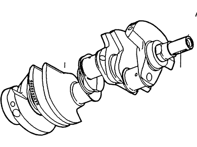 Lincoln F5LY-6303-A Crankshaft Assembly