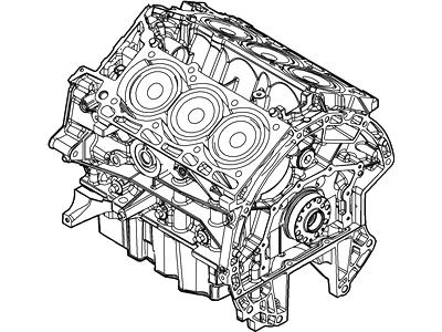 Ford 7T4Z-6009-A Short Block 7T4Z-6009-A Ford Short Block Illustration 1 of 1