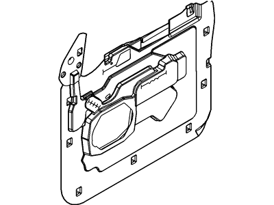 Ford 9L1Z-78237A04-C Shield - Water Splash, Passenger Side 9L1Z-78237A04-C Ford Shield - Water Splash, Passenger Side Illustration 1 of 1