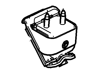 Ford 6L2Z-6038-AB Insulator Assembly, Passenger Side 6L2Z-6038-AB Ford Insulator Assembly, Passenger Side Illustration 1 of 1