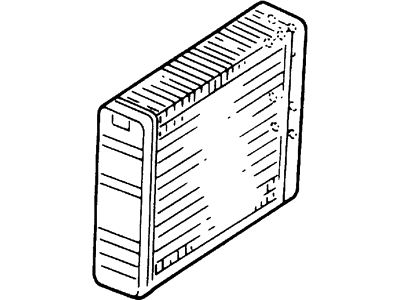 Mercury XF5Z-18476-AA Heater Assembly - Less Radiator