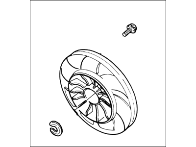 Mercury Fan Motor - XF5Z-8C607-AA