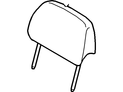 Ford 4L1Z-78611A08-BAB Head Rest Assembly 4L1Z-78611A08-BAB Ford Head Rest Assembly Illustration 1 of 1