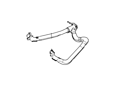 Ford 7C2Z-5246-CA Pipe - Exhaust 7C2Z-5246-CA Ford Pipe - Exhaust Illustration 1 of 1