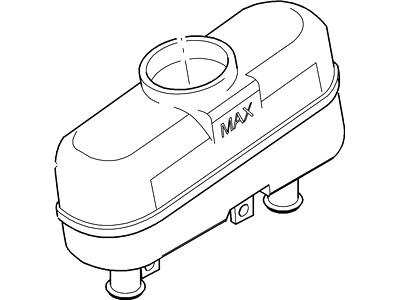 Ford XL2Z-2K478-AA Reservoir Tank XL2Z-2K478-AA Ford Reservoir Tank Illustration 1 of 1