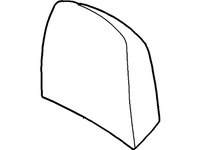 Ford DL3Z-18501A04-AB Cover Assembly - Rear Seat Headrest, Driver Side DL3Z-18501A04-AB Ford Cover Assembly - Rear Seat Headrest, Driver Side Illustration 1 of 1