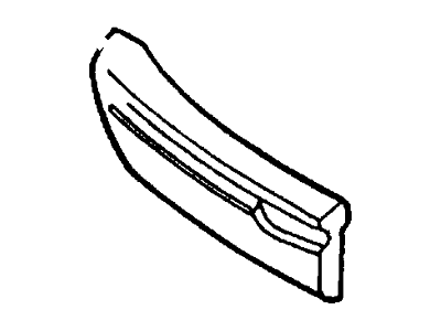 Ford F4BZ17C947A Pad - Impact Support