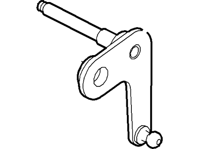 YS4Z-7F116-BA Ford Lever - Gear Shift Illustration 1 of 1