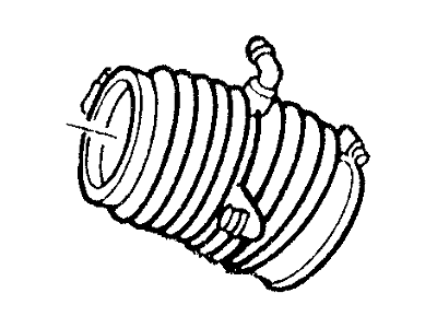 Mercury Air Intake Hose - F6DZ-9B659-AD