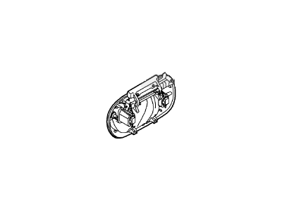 6L7Z-7826604-AAA Ford Handle Assembly - Door - Outer, Passenger Side Illustration 1 of 1
