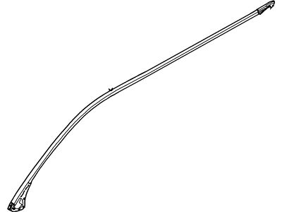 9L3Z-1651222-A Ford Weatherstrip, Passenger Side Illustration 1 of 1