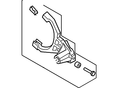 Ford F2TZ-7289-A Fork - Gear Shift