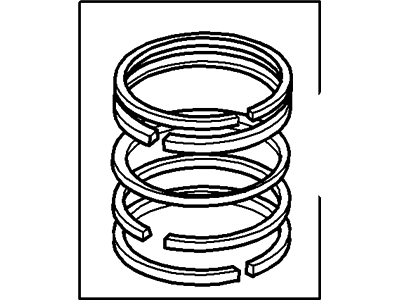 Lincoln MKZ Piston Ring Set - 9E5Z-6148-A