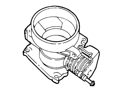 3S4Z-9E926-CA Ford Throttle Body Illustration 1 of 1