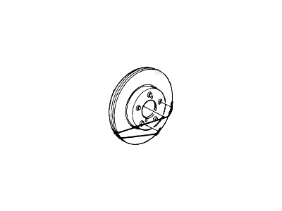 Lincoln Brake Rotor - YW7Z-1V125-D