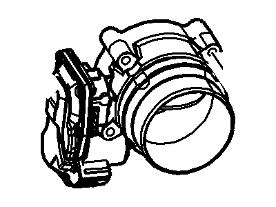 BC3Z-9E926-A Ford Throttle Body And Motor Assembly Illustration 1 of 1