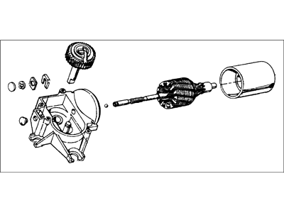 Ford Crown Victoria Wiper Motor - F2VY-17V508-AARM