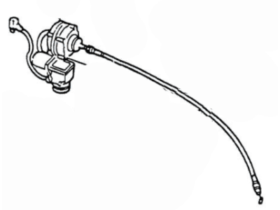 Mercury Speedometer Cable - XF5Z-9A825-BA