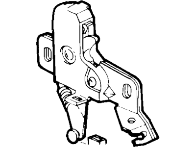 Lincoln E1TZ16700A Latch Assembly - Hood