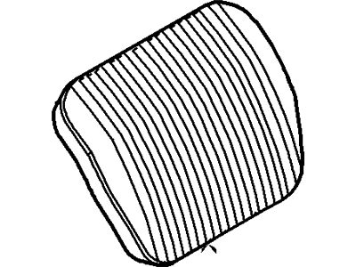 Ford BL3Z-2454-A Pad - Pedal BL3Z-2454-A Ford Pad - Pedal Illustration 1 of 1