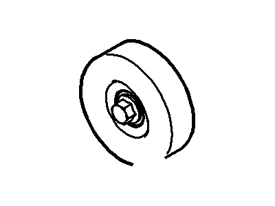 Mercury 2F2Z-6C348-AC Pulley