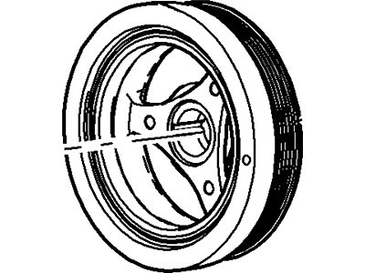 2L7Z-6312-AA Ford Pulley - Crankshaft Illustration 1 of 1