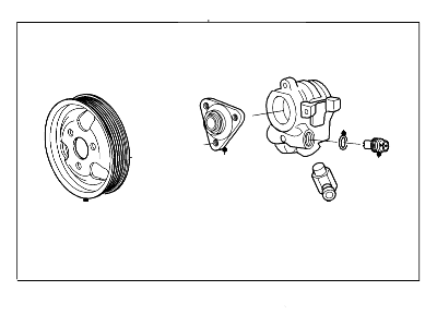 Ford 4L5Z-3A674-AA Pump Assy - Power Steering