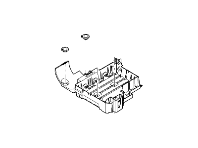 5C3Z-10732-CA Ford Tray Assembly - Battery, Driver Side Illustration 1 of 1