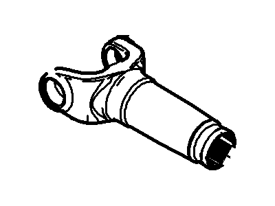 Ford F81Z-4841-AC Yoke - Driveshaft Coupling Flange
