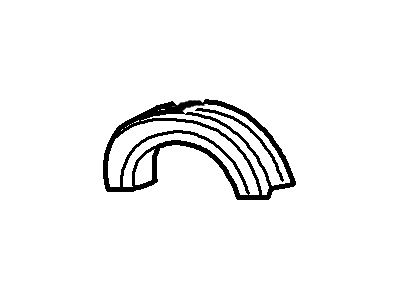 6M8Z-6337-DB Ford Bearing - Crankshaft Main Thrust, Upper Illustration 1 of 1