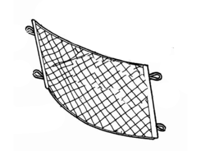 Ford F58Z1655066A Interior Trim - Cargo Net