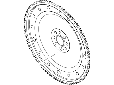 Ford F6AZ-6375-DA Flywheel Assembly F6AZ-6375-DA Ford Flywheel Assembly Illustration 1 of 1