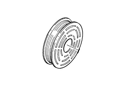 Mercury F3XY19D784A Pulley Assembly - A/C Compressor