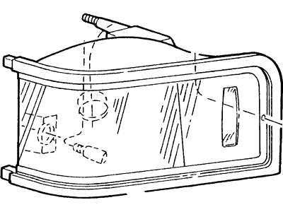 Lincoln Town Car Side Marker Light - F5VY-15A201-B