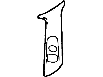 Ford YS4Z-5424356-AAB Trim - "B" Pillar - Upper          