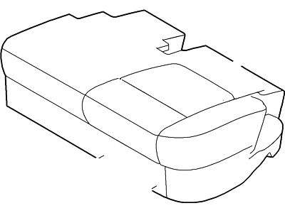 Lincoln DE9Z-7463805-DA Cover Assy - Rear Seat Cushion
