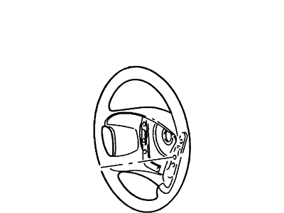 Mercury F7RZ-3600-LL Wheel Assembly - Steering