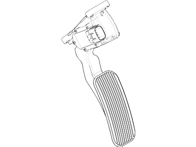Ford DG1Z-9F836-E Pedal Travel Sensor DG1Z-9F836-E Ford Pedal Travel Sensor Illustration 1 of 1