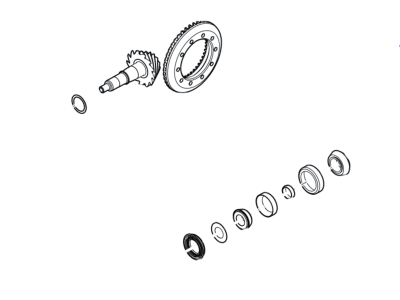 Ford 8R3Z-4209-H Gear And Pinion Assembly - Driving