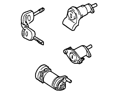 Mercury Door Lock Cylinder - F8RZ-5422050-CA