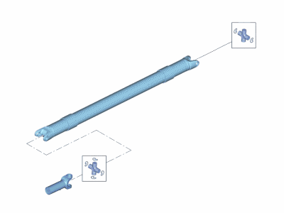 Ford HC3Z-4602-AP Shaft Assembly - Drive