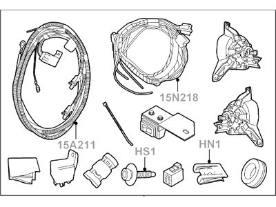Ford 1L2Z-15200-AA Lamp Assembly - Fog Front