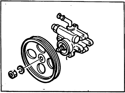 Ford E79Z-3A674-AARM Pump Assembly - Power Steering E79Z-3A674-AARM Ford Pump Assembly - Power Steering Illustration 1 of 1